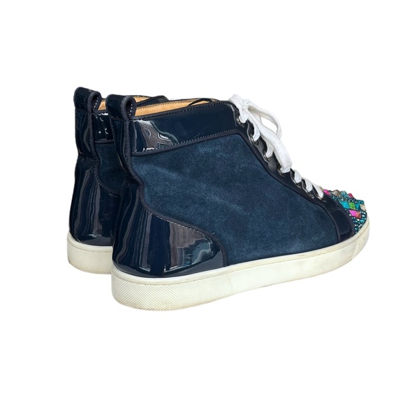 Christian Louboutin Mixkeolouis Flat Suede Multicolor Sneakers - Picture 8 of 16